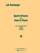 4 Chants by Boulanger Nadia for Vocal Collection