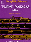 12 Fantasias by Telemann Georg Philipp - Moyse Louis - for Flute Unaccompanied