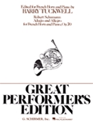 Adagio & Allegro Opus 70 by Schumann Robert - Tuckwell Barry - for French Horn and Piano