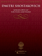 Sonata Opus 147 by Shostakovich Dmitri for Viola and Piano