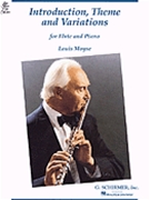 Introduction Theme & Variations by Moyse for Flute and Piano