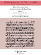 Italian Concerto by Bach Johann Sebastian - Tureck - for Piano