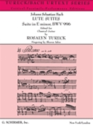 Suite in E Minor BWV996 by Bach Johann Sebastian for
