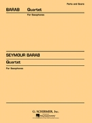 Quartet for Saxophones by Barab Seymour for
