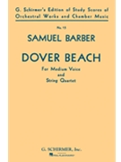 Dover Beach by Barber Samuel for Study Score