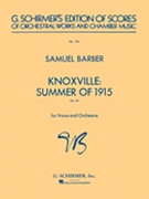 Knoxville Summer of 1915 by Barber Samuel for Score
