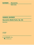 Souvenirs Ballet Suite Op. 28 (Original) by Barber Samuel for Study Score