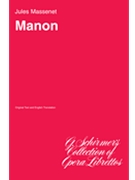 Manon by Massenet Jules for