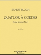 String Quartet #1 by Bloch Ernest for Str Quartet (Parts Only)