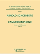 Kammersymphonie Op. 9B (Chamber Symphony) by Schoenberg Arnold for Score