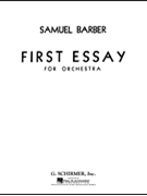 First Essay for Orchestra by Barber Samuel for Score
