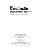 String Quartet No. 15 Op. 144 (1974) by Shostakovich Dmitri for