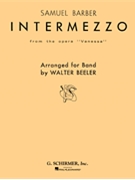 Intermezzo Op. 32 by Barber Samuel for Score