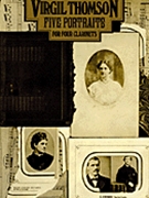 5 Portraits for 4 Clarinets by Thomson Virgil for Clarinet