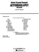 Autobiography Pt 1 (1894-1900) by Bennett Robert Russell for Full Score