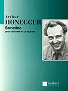 Sonatine by Honegger Arthur for Clarinet