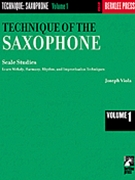 Technique Of The Saxophone by Viola Joseph for Sax Method (Vol 1-scale Studies)