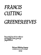 Greensleeves by Cutting Francis for