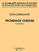 Promenade Overture by Corigliano John for Full Score