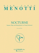 Nocturne Op. 54 No. 4 by Menotti Gian Carlo for String Set