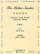 5 Italian Sonatas by Various for Cello