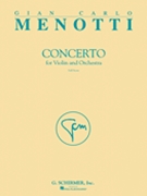 Concerto by Menotti Gian Carlo for Score