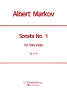 Sonata No. 1 by Markov Albert for Violin