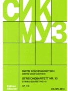 String Quartet No. 10 Op. 118 by Shostakovich Dmitri for