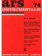 2 Concerto Movements For Horn And Orch by Mozart Wolfgang Amadeus for French Horn