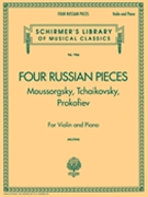 4 Russian Pieces by Various - Milstein Nathan - for Violin Sol