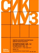 Symphony #12 Opus 112 by Shostakovich Dmitri for Mini Score