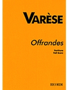 Offrandes by Varese Edgard for Score