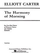 Harmony Of Morning - SSAA/Pnovocal Score by Carter Elliott for SSAA