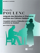 Melodies Et Chansons by Poulenc Francis for Vocal Collection