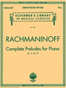 Preludes Opp 3 #2 23 32 Complete by Rachmaninoff Sergei - Oesterle - for Piano