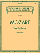 Variations by Mozart Wolfgang Amadeus for Piano