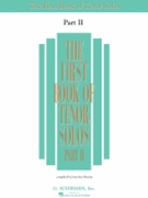 1st Book Of Tenor Solos Part 2 by Various - Boytim Joan - for Tenor Voc (Part 2)