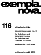 Concerto Grosso III by Schnittke Alfred for Score