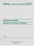 Concerto for Two Pianos by Martinu Bohuslav for