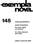 Quasi Hoquetus by Gubaidulina Sofia for Mixed Trio