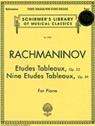 Etudes Tableaux Opus 33 Opus /39 by Rachmaninoff Sergei for Piano