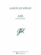 Air by Kernis Aaron Jay for Violin and Piano