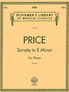 Sonata In E Minor by Price - Brown - for Piano