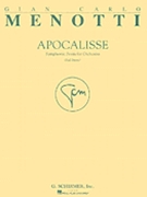 Apocalisse by Menotti Gian Carlo for Score