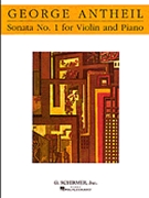 Violin Sonata No. 1 by Antheil George for Violin