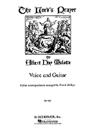 Lord's Prayer by Malotte Albert Hay - Melbye - for Guitar/voc