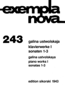 Sonatas Nos. 1-3 by Ustwolskaja Galina for
