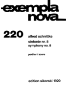 Symphony No. 8 by Schnittke Alfred for Score