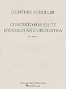 Concerto For Flute & Orchestra by Schuller Gunther for Flute and Piano