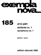 Symphony No. 1 by Part Arvo for Score